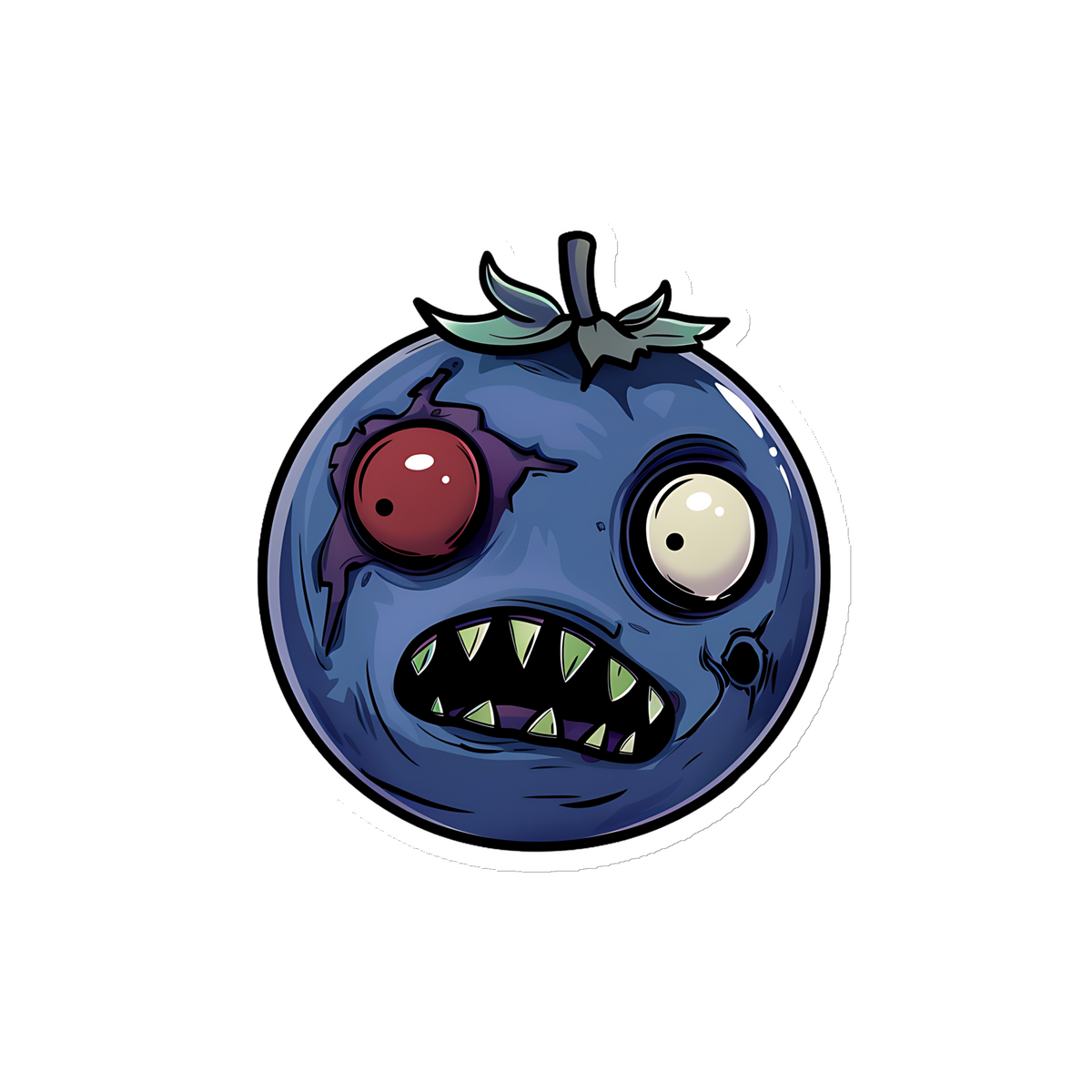 Zombie Blueberry Magnet