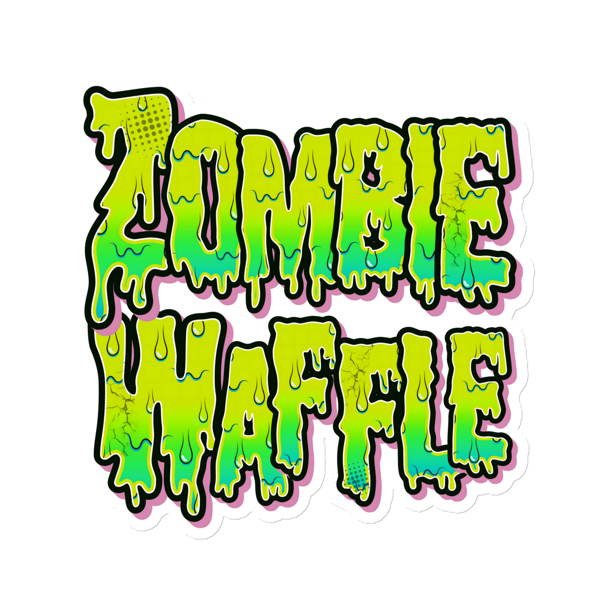 Zombie Waffle Logo II Magnet