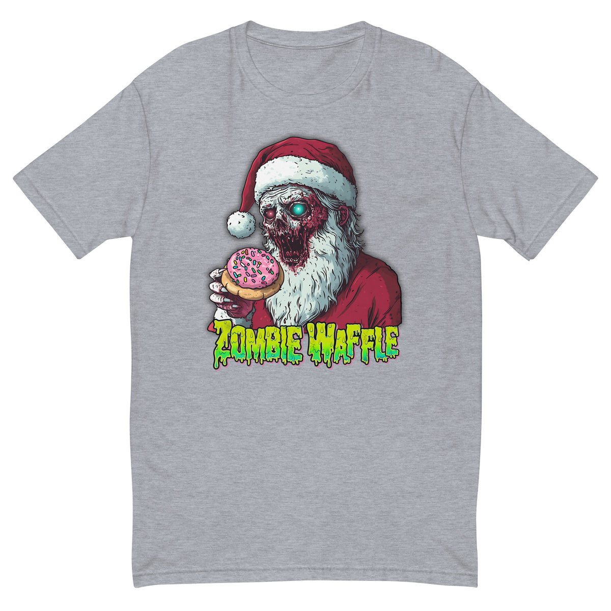 Zombie Santa Men's Fitted Tee