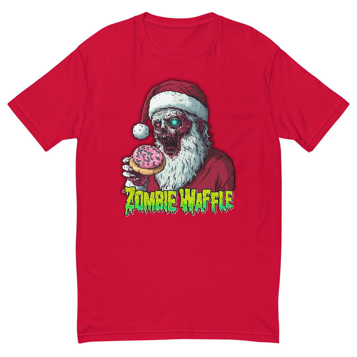 Zombie Santa Men's Fitted Tee