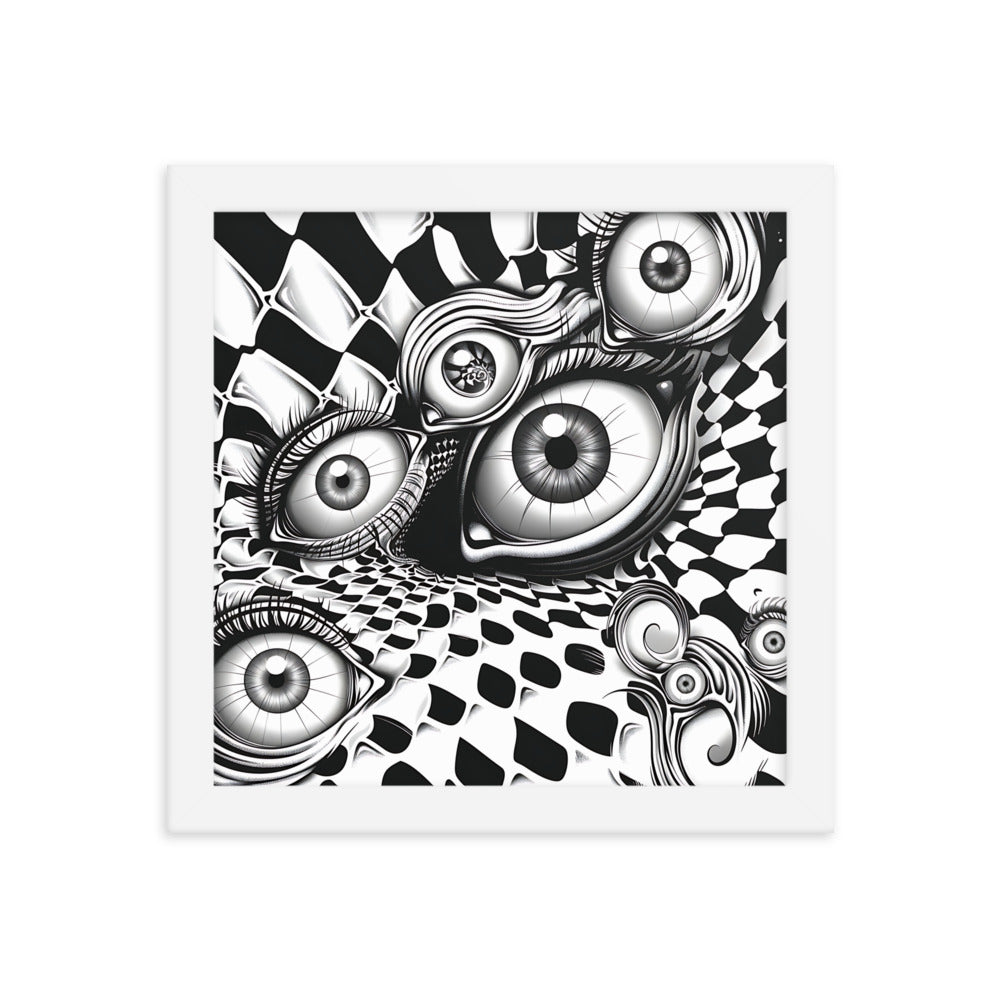 Framed Eyes Everywhere Poster