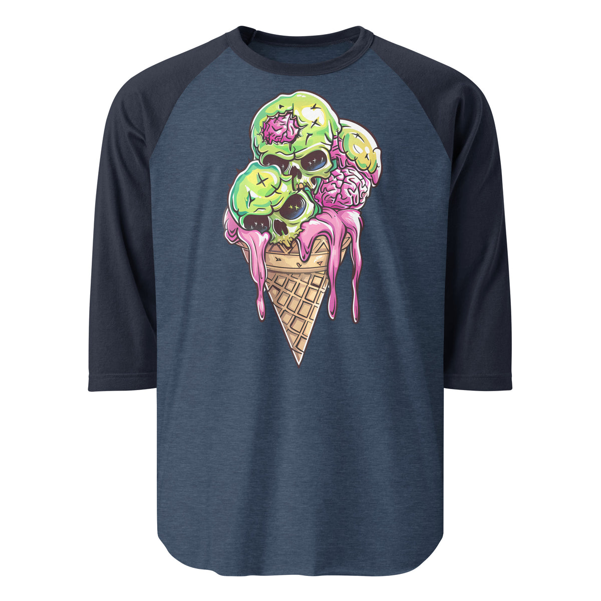 Triple Scoop Men's Baseball Tee