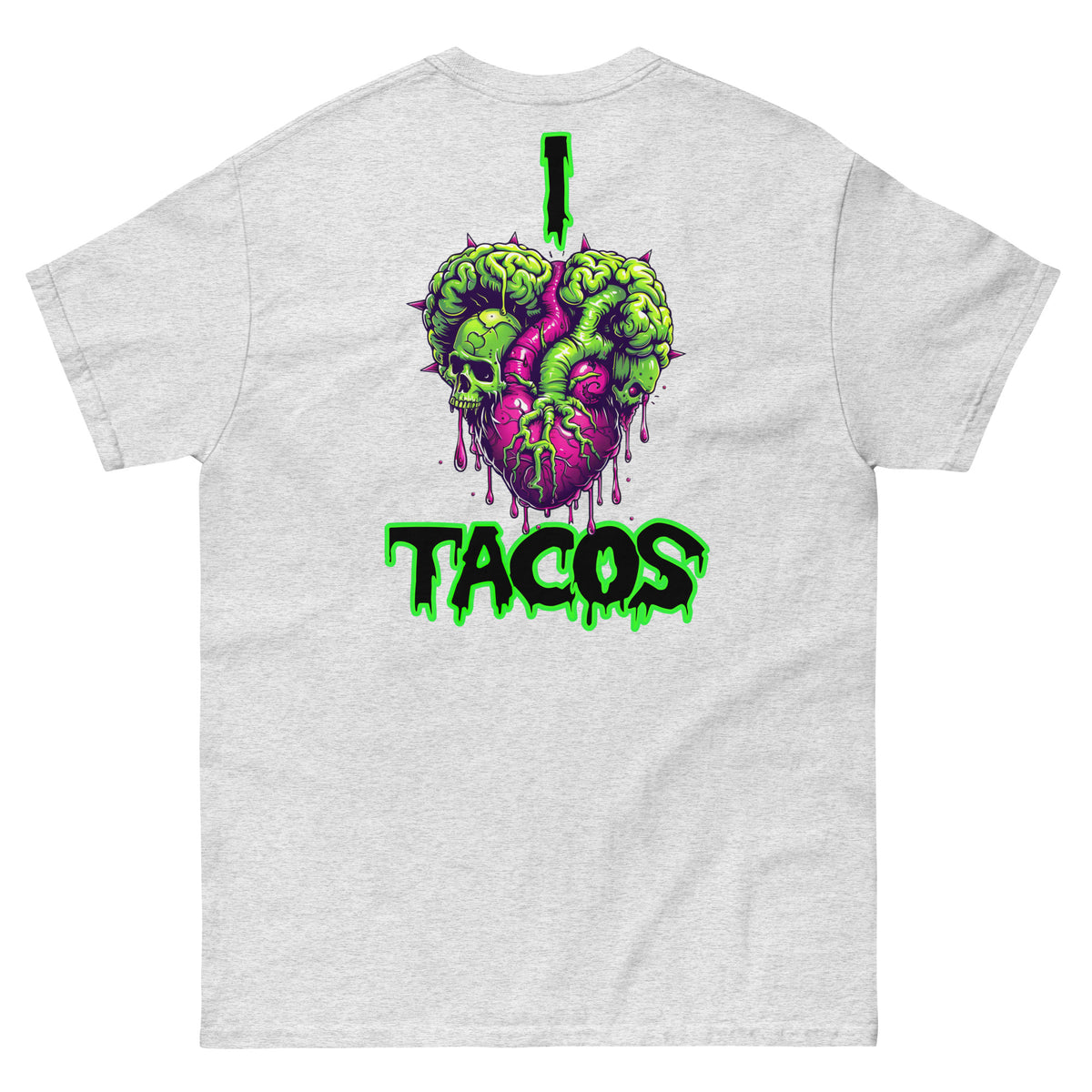 I Heart Tacos Men's Loose Fit Tee (Back Print)