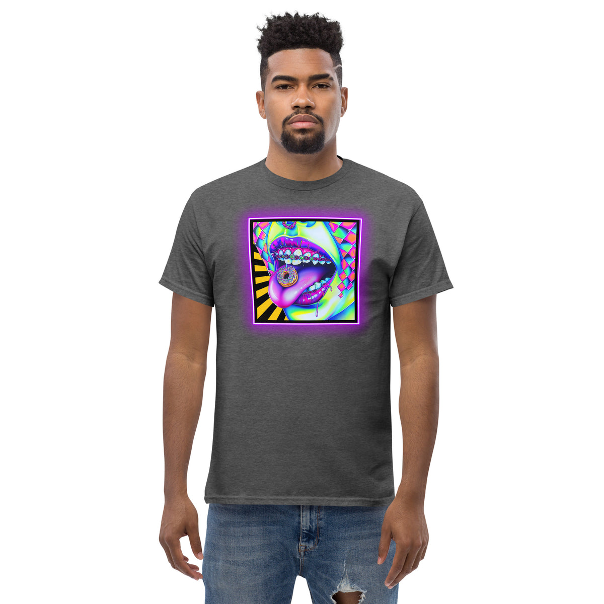 Donuts N Braces II Men's Loose Fit Tee
