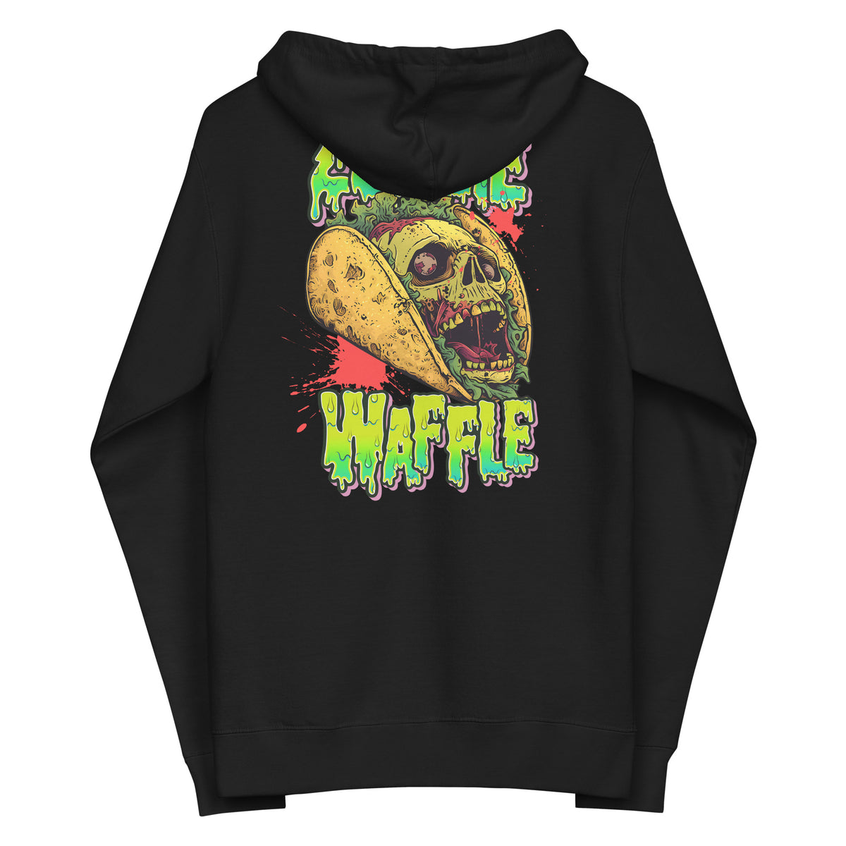 Screaming Zombie Taco Women's Zip-Up Hoodie