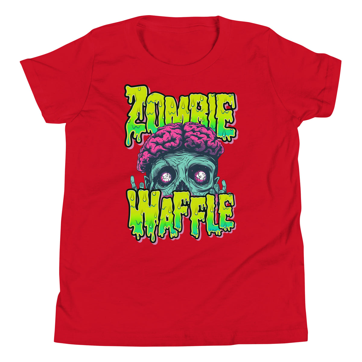 Zombie Waffle Logo Youth Tee